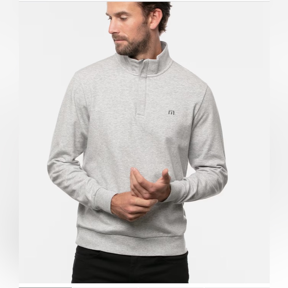 NWT Travis Mathew CLOUD QUARTER ZIP